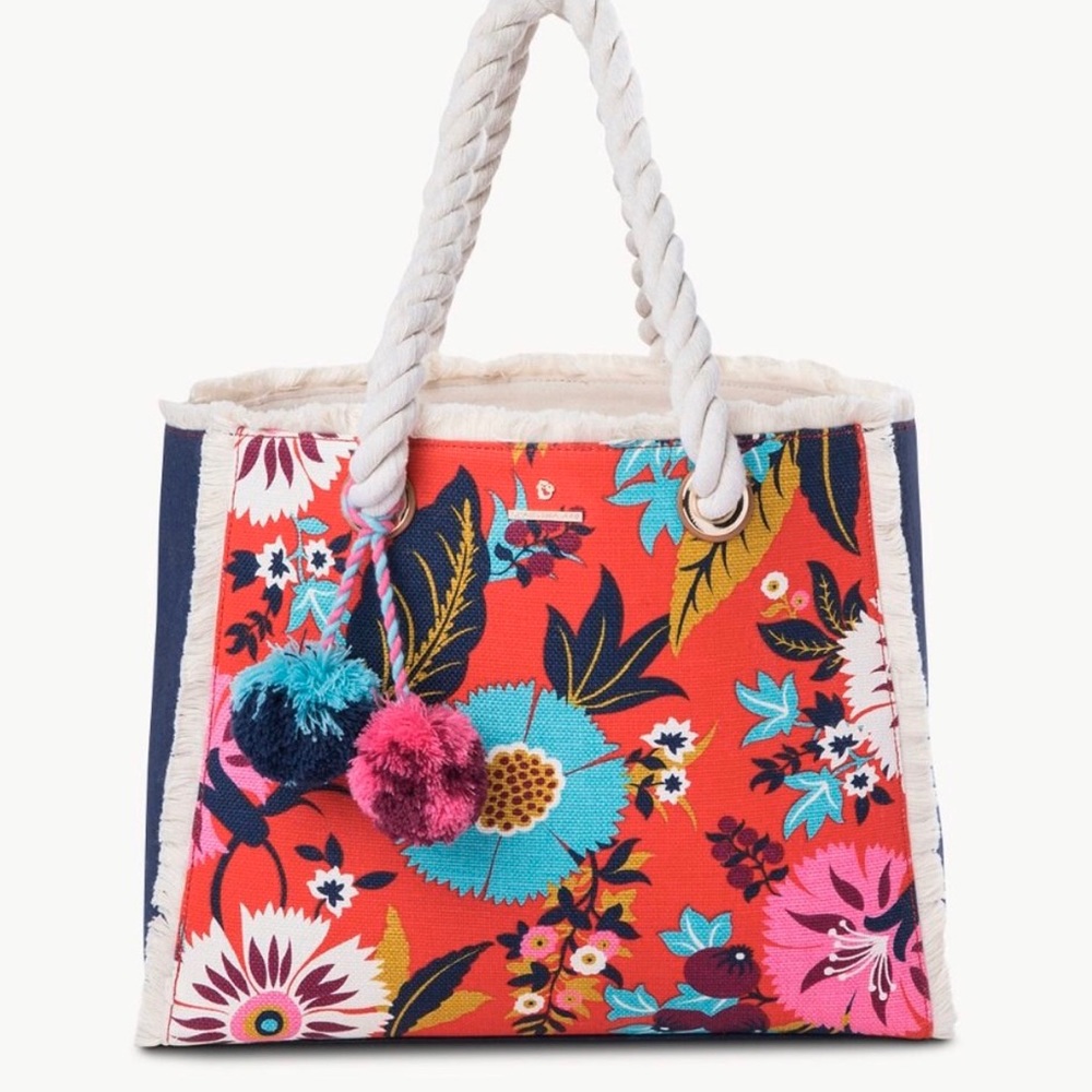 Spartina 449 Boho Beach Tote NWT